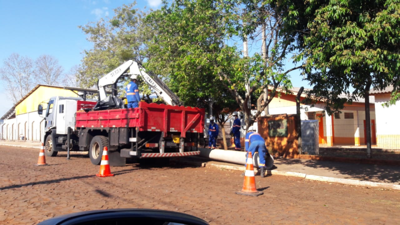 TEM INICIO INSTALAÇÃO DA SUBESTAÇÃO DE ENERGIA NA EMEF SANTO ANTÔNIO DE PÁDUA
